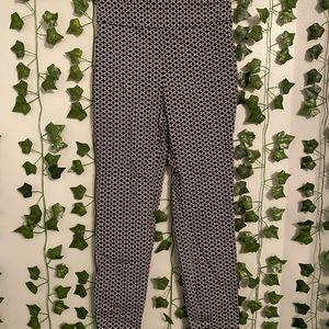 Patterned cropped pants